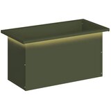  Vrtna posuda za sadnju s LED svjetlom Maslinastozelena - Maslinastozelena 30 x 60 x 30 cm 1 | shoptok.hr