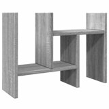  Organizator za stol siva boja hrasta 34,5x15,5x35,5 cm drveni | shoptok.hr