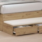 Nočna omara Furnirna omarica MDF s furnirjem 100 x 36.5 x 16.5 cm, (22008097) | Shoptok.si
