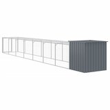  Kavez za kokoši s igralištem antracit 110x813x110 cm čelični | Eponuda.com