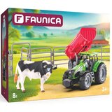 Woodyland Faunica: Igralni set traktor z bikom - Cene