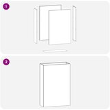  Vrtna saksija 2 kom. Srebrna 40 x 20 x 75 cm Nehrđajući čelik | shoptok.hr