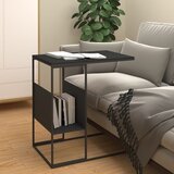 vidaXL Bočni stolić crna 55 x 36 x 59 5 cm od konstruiranog drva Cijene
