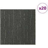  Tepih pločica Prugasta svijetlo zelena 50 x 50 cm 20 pcs | shoptok.hr