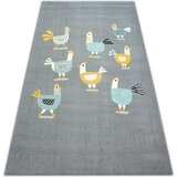 RugsX Preproge Preproga PASTEL 18413/072 - Kokoši siva turkizna 120x170 cm Siva | Shoptok.si