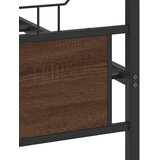  Okvir kreveta bez madraca smeđa boja hrasta 120 x 200 cm drveni | shoptok.hr