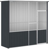  Kavez za ptice antracit 215 x 78 x 200 cm od pocinčanog čelika | Eponuda.ba