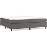 The Living Store Posteljni okvir siv 200x200 cm umetno usnje - Box Spring Posteljni Okvir, (21521279) | Shoptok.si