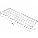 Krovni panel 12 pcs Sivi 129 x 45 cm Pocinčani čelik | shoptok.hr