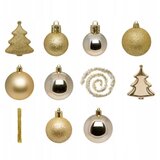  Set novogodisnje dekoracije zlatna 44 kom | Eponuda.com