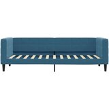  Dnevni krevet na razvlačenje plavi 80 x 200 cm baršunasti | shoptok.hr