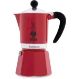 Talijanska Moka za Kavu Bialetti Rainbow Crvena Metal Aluminij 60 ml