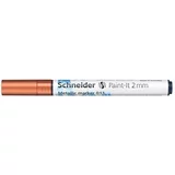 Schneider Flomaster Paint-It metalik marker 011, 2 mm, bakreni