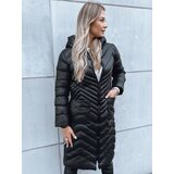 DStreet Kurtka damska pikowana RUNWAY FLAIR czarna | shoptok.hr