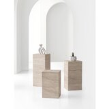 Hanah home L.Çiçeklik - 9540 Travertine Flower Stand | ePonuda.com