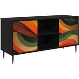  ormar BONN 102 x 33 x 51 cm Crni hrast Konstruirano drvo | shoptok.hr
