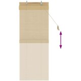Rolo zavjesa Prirodna 40 x 160 cm Bambus | shoptok.hr