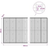  Gabion s žicom debljine 5 mm i mrežom 5x10 cm 1050x30x200 cm - 30 cm 200 cm 1050 cm | shoptok.hr