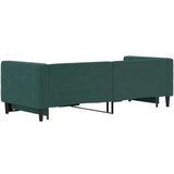  Dnevni krevet na razvlačenje tamnozeleni 80 x 200 cm baršunasti | shoptok.hr