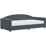  Dnevni krevet s madracem tamnosivi 100 x 200 cm baršunasti | shoptok.hr