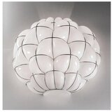  SIRU - Zidno svetlo POUFF 1xE27/60W/230V hrom/belo venecijansko staklo | Eponuda.com
