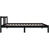  Za krevet od masivnog drva crni 90 x 200 cm | shoptok.hr