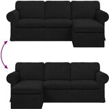 SOFA Kavč Črna Splošne dimenzije: 215 x 138 x 80 cm (Š x G x V), (5000143867) | Shoptok.si