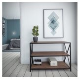 Woody Fashion Polica Zena Walnut Black | ePonuda.com