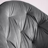 Bessagi Home stol daria, siva, žamet, vrtljiv | Shoptok.si