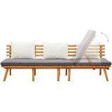  Vrtni dnevni ležaj 200 x 65 cm od masivnog bagremovog drva | Eponuda.com