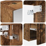  Set ormarića za kupaonicu 5 kom. Staro drvo Konstruirano drvo | shoptok.hr
