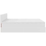 vidaXL Otomanski posteljni okvir z vzmetnicami bel 180x200cm um. usnje | Shoptok.si
