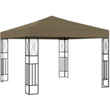  Sjenica od tkanine 3 x 3 m smeđe-siva | shoptok.hr