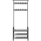 vidaXL Vješalica za kapute Sivi hrast sonoma 75 x 34 x 184 cm | shoptok.hr
