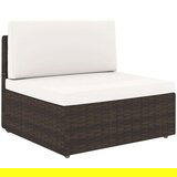 Poli 14-dijelna vrtna garnitura od poliratana s jastucima smeđa | shoptok.hr