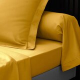Douceur d intérieur Žuta plahta s gumom od pamučnog perkala 180x200 cm Percaline – | shoptok.hr