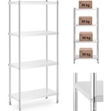 Royal Catering Kovinski gostinski skladiščni regal do 200 kg 80 x 40 x 180 cm, (21101844) | Shoptok.si