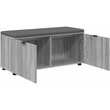  Klupa za hodnik s jastukom Sivi Sonoma 100 x 38 x 46 cm | Eponuda.ba