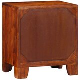 vidaXL Noćni ormarić 40x30x45 cm puno drvo bagrem | shoptok.hr