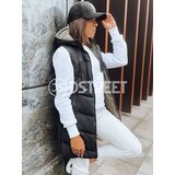 DStreet Czarna dwustronna kamizelka damska ONADE | Shoptok.si
