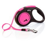 Flexi Povodac New Neon ružičasti, 5 m - S: do 15 kg | shoptok.hr