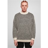 UC Men Oversized Two Tone Sweater whitesand/black Cene