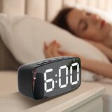 Venisymlis LED Budilka Za Spalnico, 3-Stopenjska Zatemnitev, 12/24H, Vtičnica/Baterija, Glasen Alarm, (22059962) | Shoptok.si