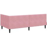  Kutni okvir kreveta Ružičasta 100 cm x 200 cm Baršun | shoptok.hr