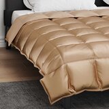  Zimska pokrivača Zlatno 200 x 240 cm Saten i mikrovlakna | shoptok.hr
