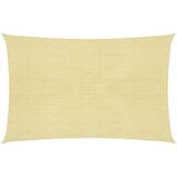 vidaXL Jedro za zaštitu od sunca 160 g/m² bež 2 5 x 3 m HDPE Cijene