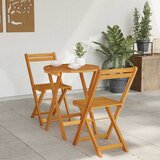  Vrtni set za objed 3 pcs Prirodna nafta Čvrsto drvo akacije | shoptok.hr