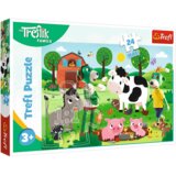 Puzzle 24 Maxi Treflik Family Trefliki in the Countryside Trefl 14361 Cijene