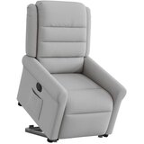 Maison Chic Električni naslanjač - Relax naslanjač s funkcijo vstajanja svetlo siv blago, (22061436) | Shoptok.si