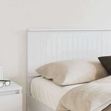  Vzglavje z vzglavjem Bela 150 cm Konstruiran les | Shoptok.si